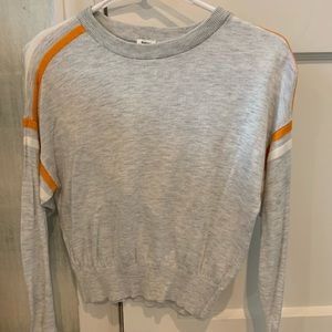 Cropped Garage Gray Sweater